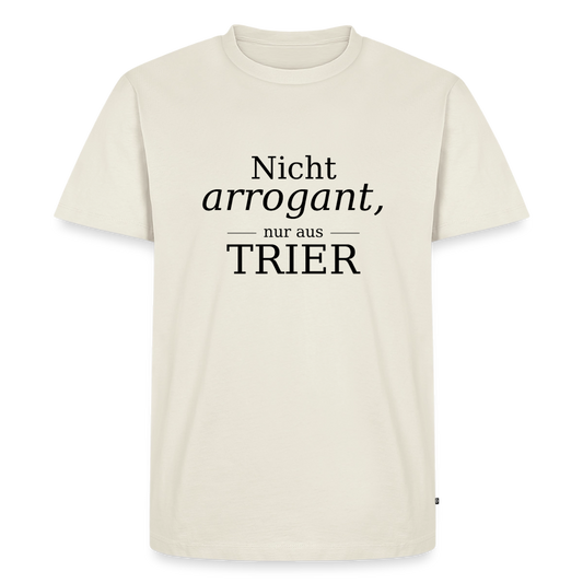 Trier Spruch Männer Premium T-Shirt - Naturweiß