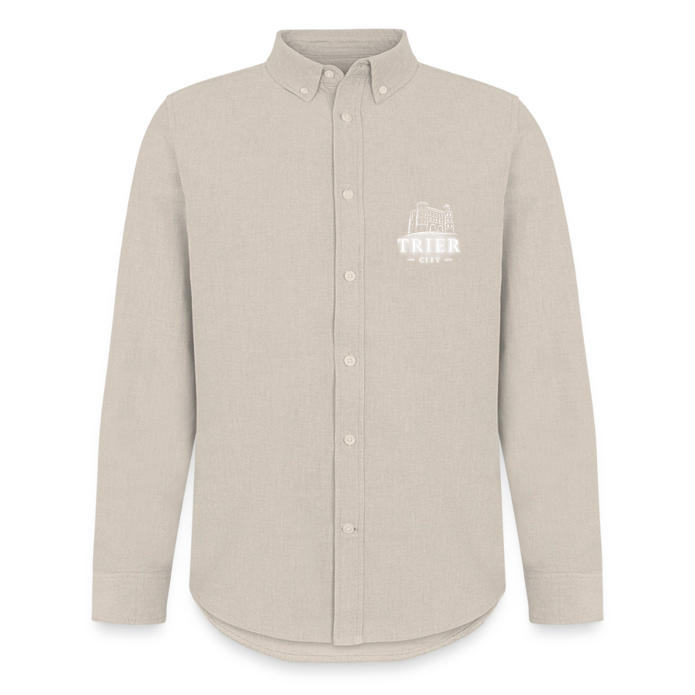 Trier Männer Oxford Hemd von Stanley/Stella - Beige