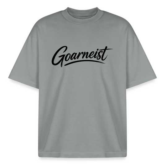 Goarneist Boxy Heavyweight Unisex Organic T-Shirt - Nebelgrau