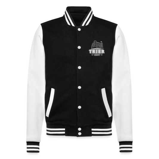 Trier College-Sweatjacke - Schwarz/Weiß