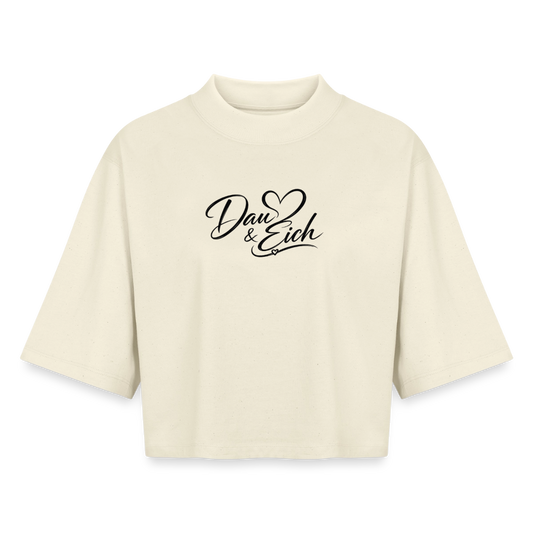 Dau & Eich Boxy Frauen Recyceltes 1/2 Sleeved T-Shirt - Natur