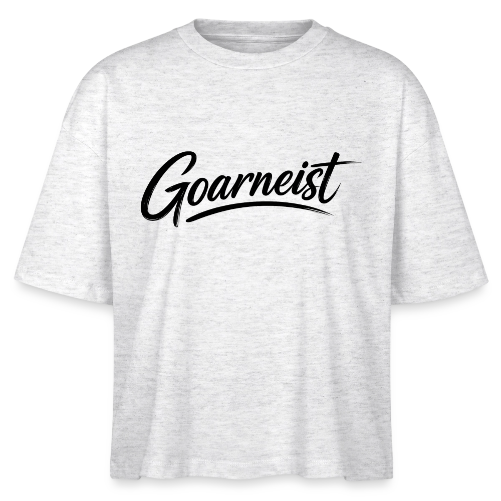 Goarneist Stanley/Stella Frauen Boxy Bio-T-Shirt Nova - Weiß meliert