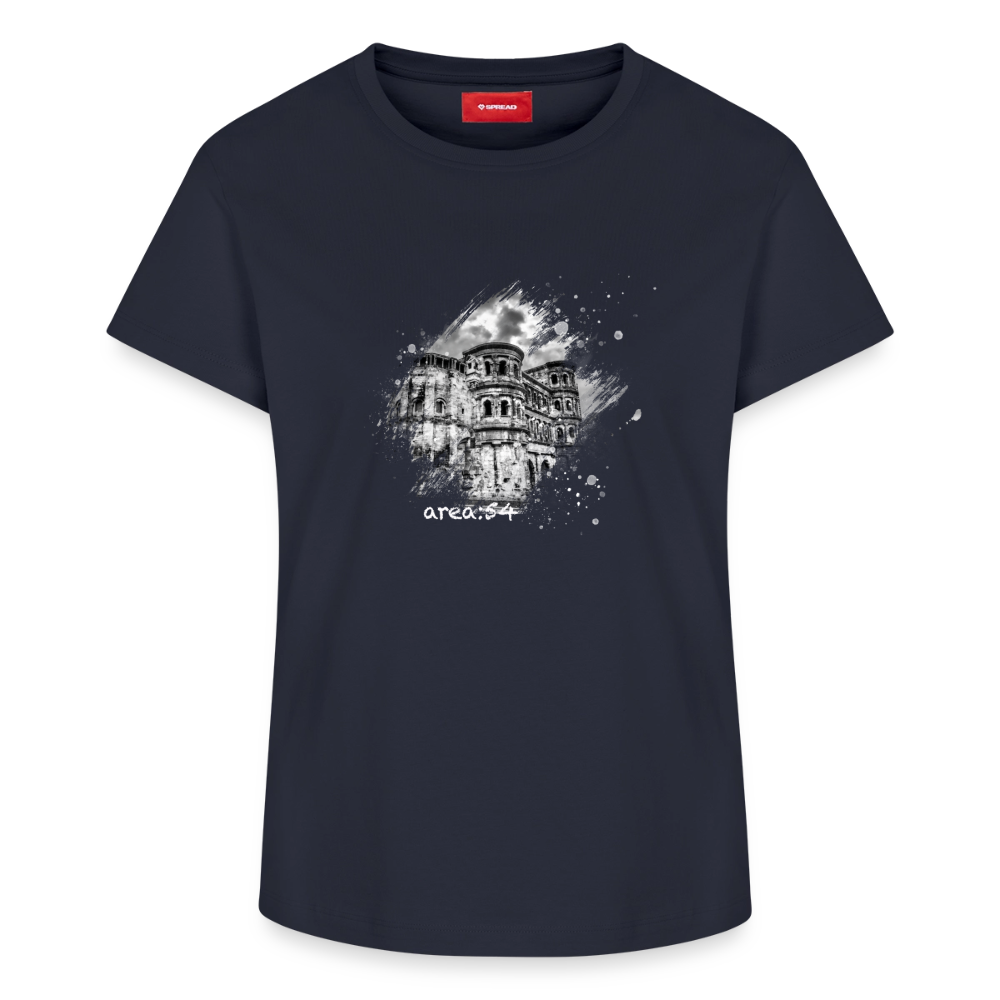 Trier Frauen Supima Cotton T-Shirt - Navy