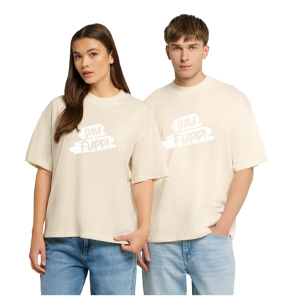 Dau Fupp Oversized Unisex Bio T-Shirt Blaster - Natur