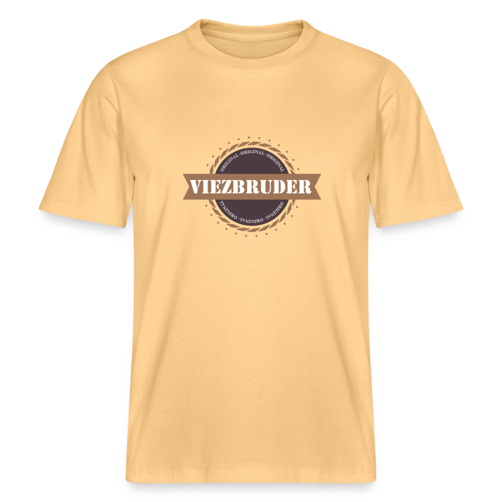 Viezbruder  RELAXED FIT Unisex Organic T-Shirt - Hellgelb