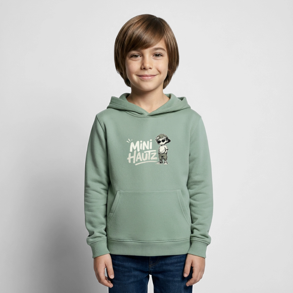 Mini Hautz Kinder Hoodie - Graugrün