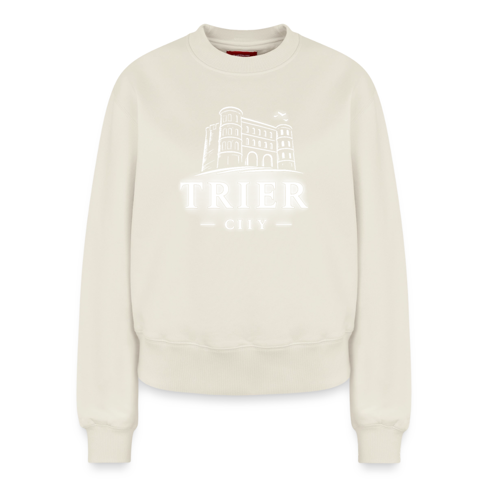 Trier Relaxed Frauen Organic Sweatshirt – DIS54 - Naturweiß