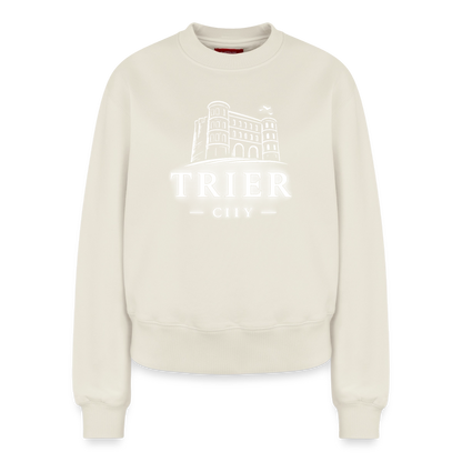 Trier Relaxed Frauen Organic Sweatshirt – DIS54 - Naturweiß