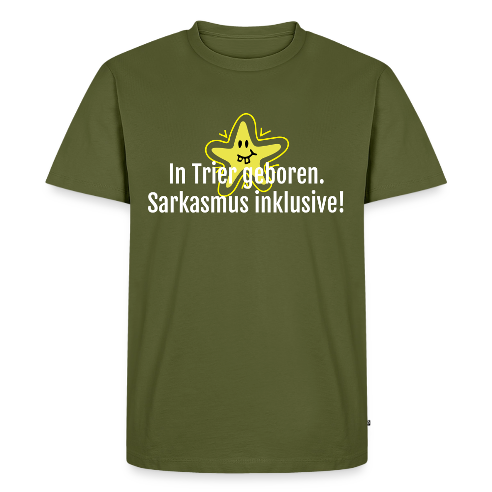 Trier Spruch Männer Premium T-Shirt - Khaki