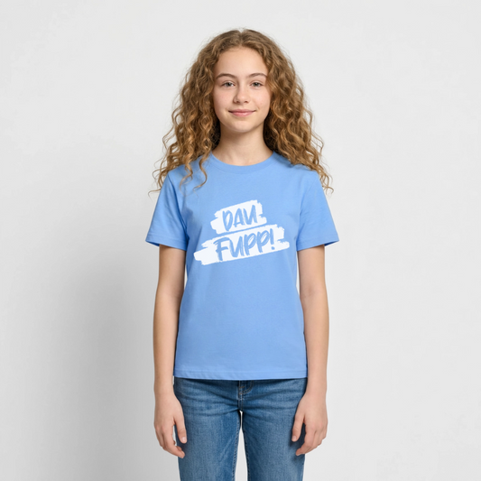 Dau Fupp Teenager T-Shirt - Himmelblau
