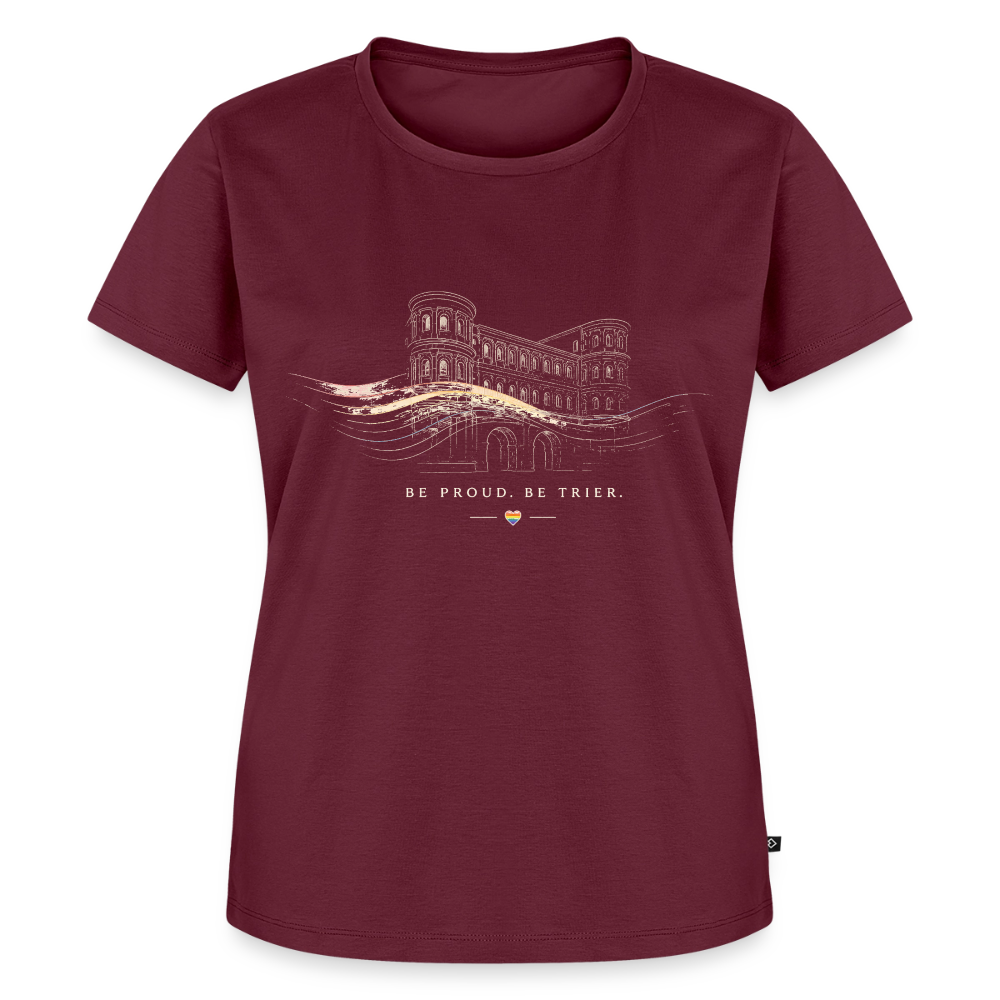 Pride Frauen Premium T-Shirt - Burgunderrot