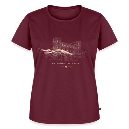 Pride Frauen Premium T-Shirt - Burgunderrot