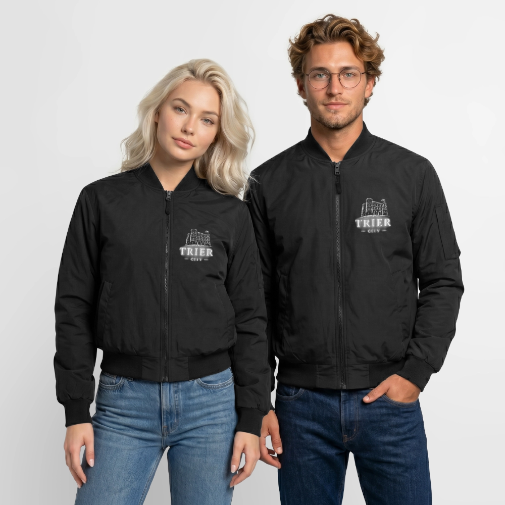 Trier Unisex Bomberjacke - Schwarz