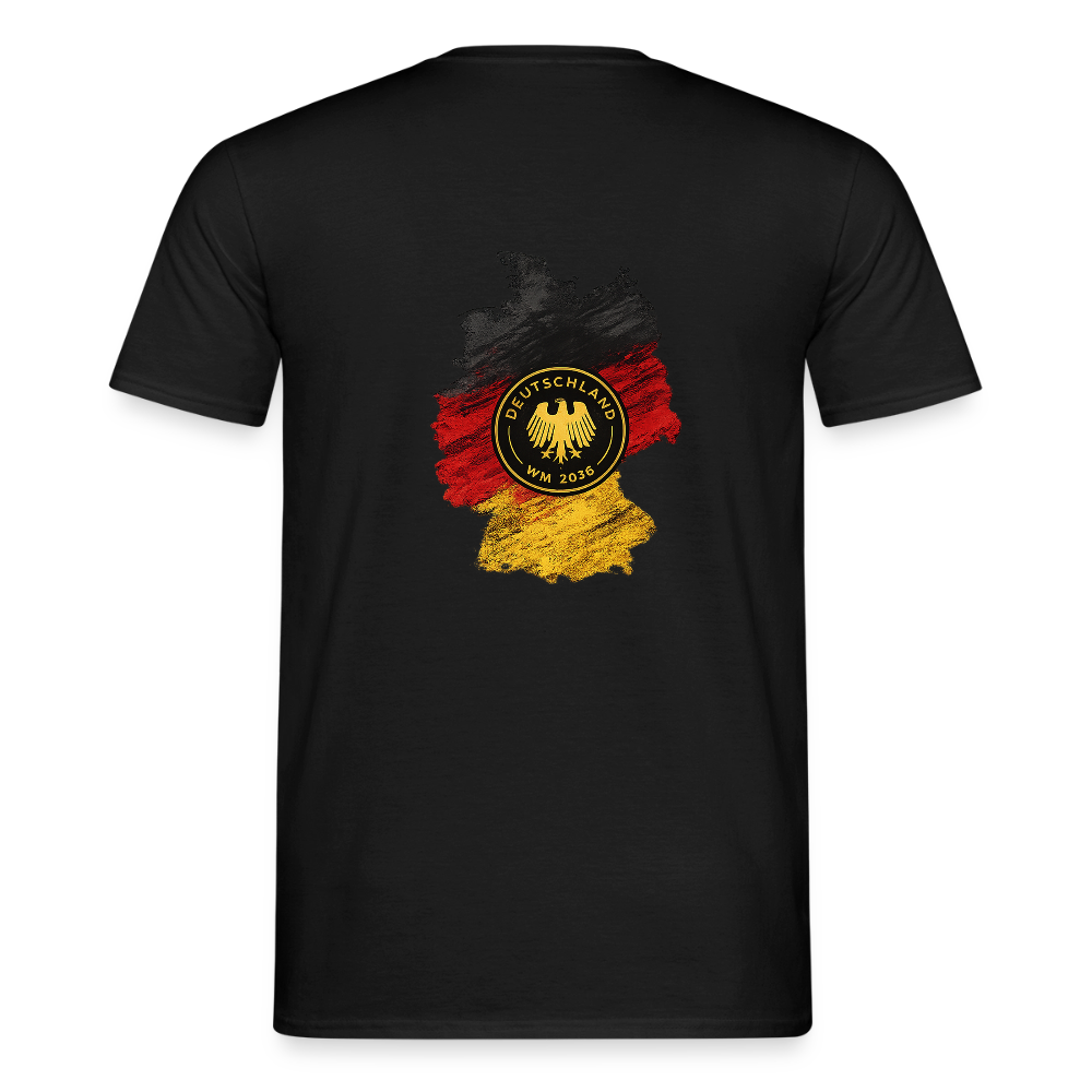 Deutschland Männer T-Shirt - Schwarz