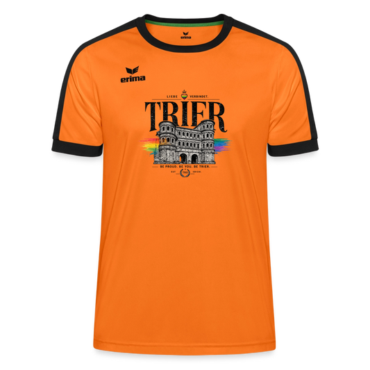Pride ERIMA Unisex Retro Star Trikot - Orange/Schwarz