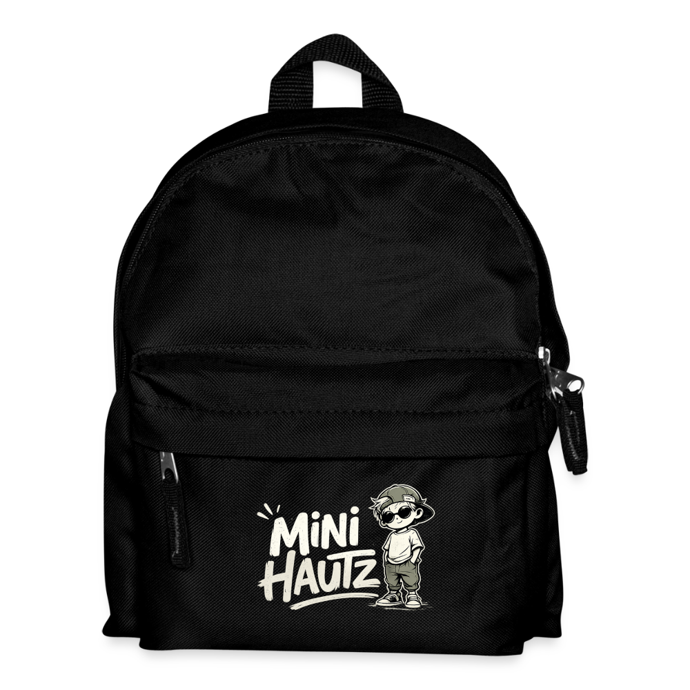 Mini Hautz Kinder Rucksack - Schwarz