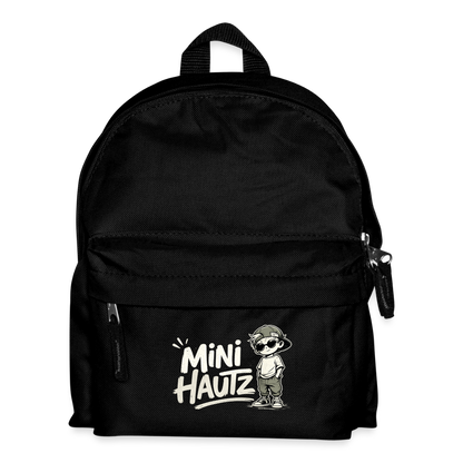 Mini Hautz Kinder Rucksack - Schwarz