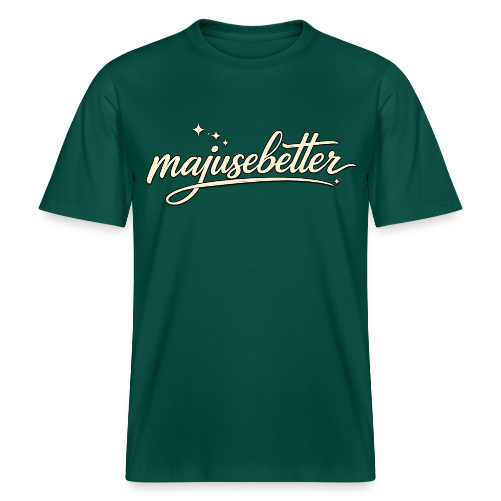 Majusebetter  RELAXED FIT Unisex Organic T-Shirt - Forest