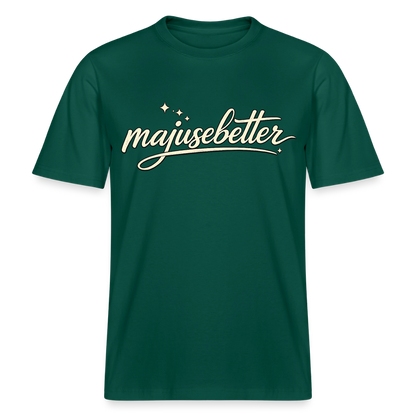 Majusebetter  RELAXED FIT Unisex Organic T-Shirt - Forest