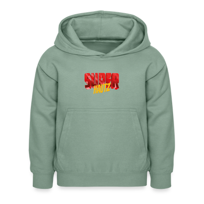 Super Hautz Kinder Hoodie - Graugrün