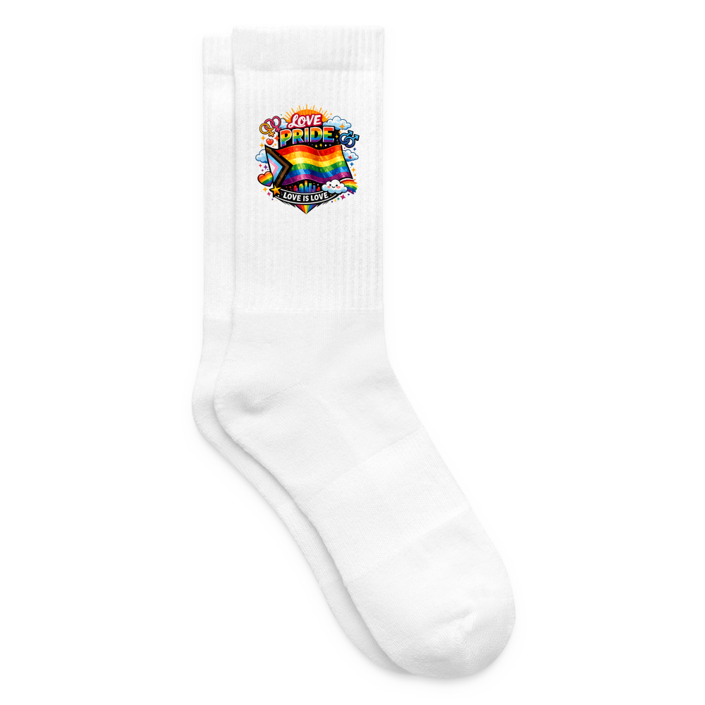 Pride Tennissocken - Weiß