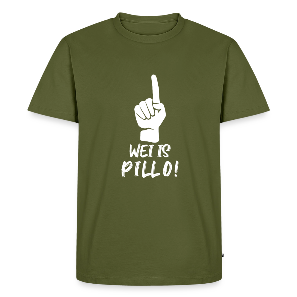 Wei is Pillo Männer Premium T-Shirt - Khaki
