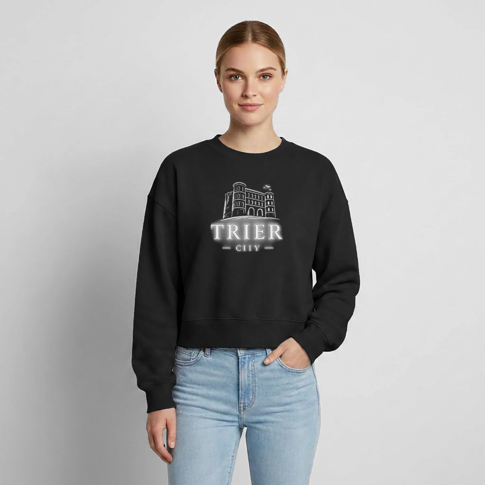 Trier Relaxed Frauen Organic Sweatshirt – DIS54 - Schwarz