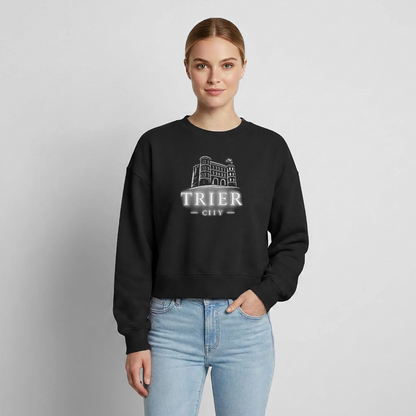 Trier Relaxed Frauen Organic Sweatshirt – DIS54 - Schwarz