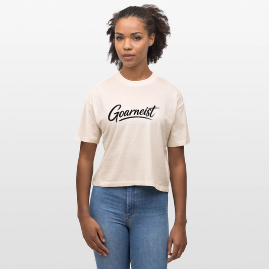 Goarneist Stanley/Stella Frauen Boxy Bio-T-Shirt Nova - Natur