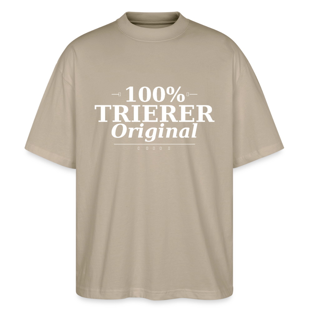 Trier Oversized Unisex Bio T-Shirt - Steingrau