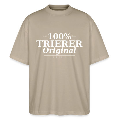 Trier Oversized Unisex Bio T-Shirt - Steingrau
