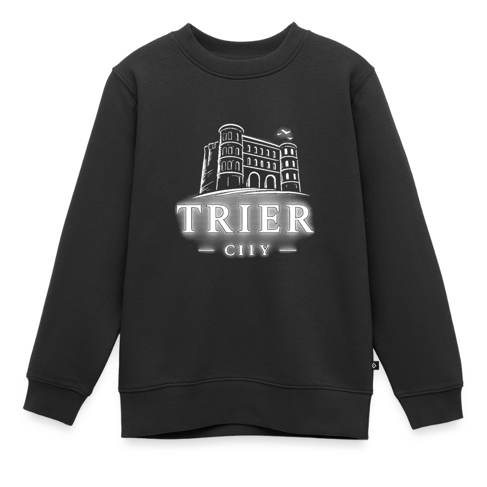 Trier Kinder Premium Pullover - Schwarz