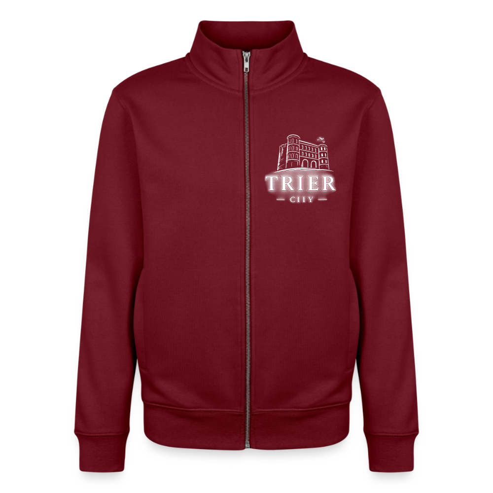 Trier City Unisex Bio Zip Sweatshirt von Stanley/Stella - Burgunderrot