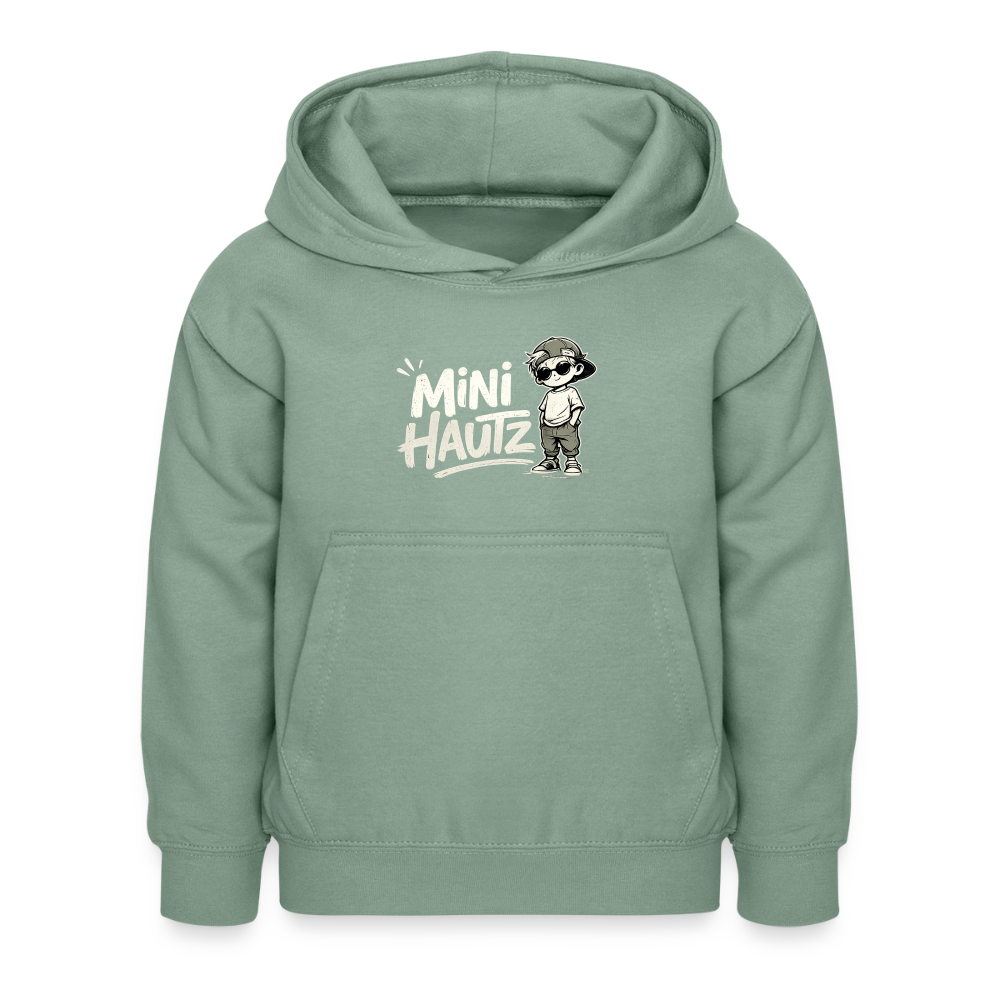 Mini Hautz Kinder Hoodie - Graugrün