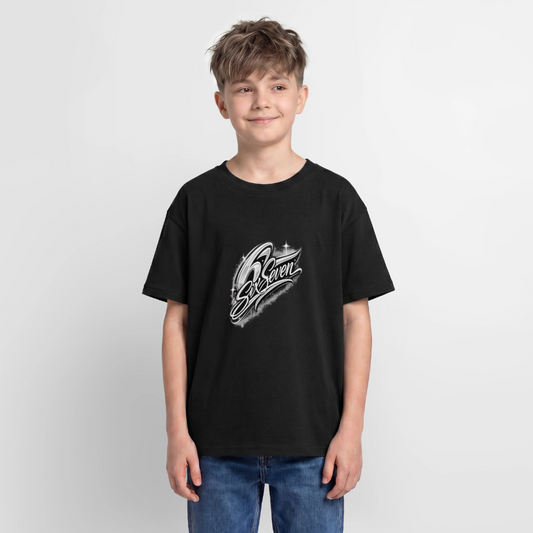 SixSeven Oversized Teenager Premium Organic T-Shirt - Schwarz