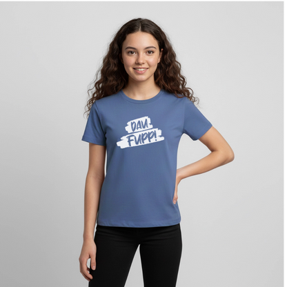 Dau Fupp Teenager Premium T-Shirt - Taubenblau