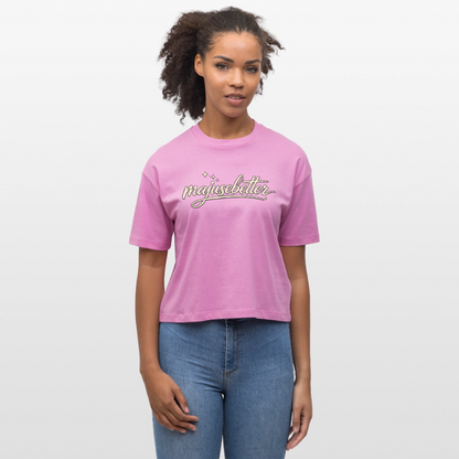 Majusebetter  Frauen Boxy Bio-T-Shirt Nova - Pink