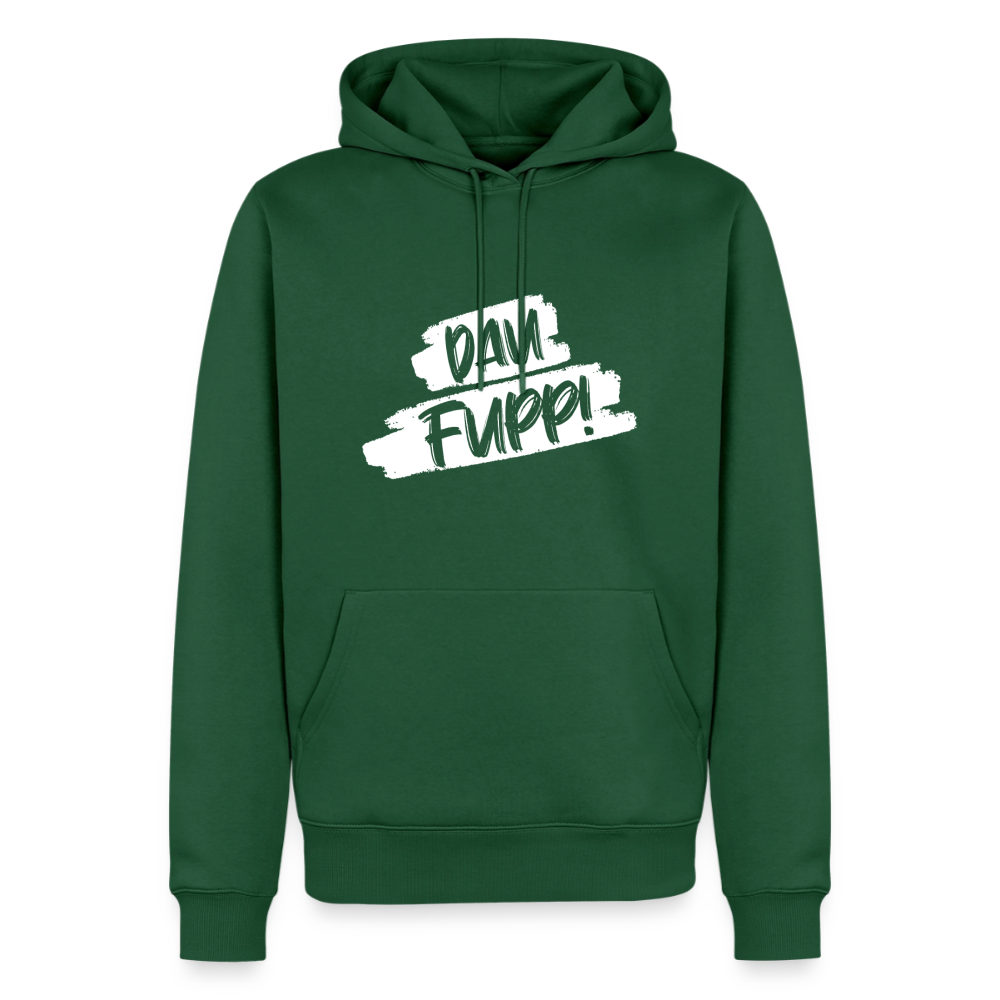 Dau Fupp Männer Premium Hoodie - Flaschengrün