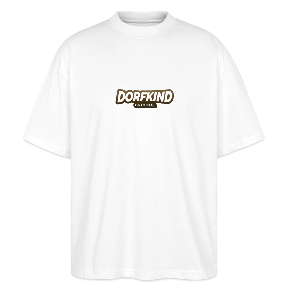 Dorfkind Oversized Unisex Bio T-Shirt Blaster 2.0 - Weiß