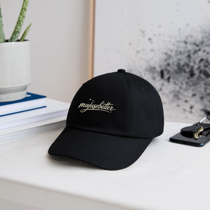 Majusebetter Baseballkappe - Schwarz/Schwarz