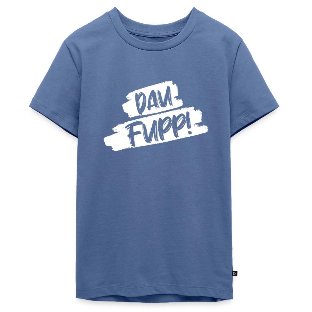 Dau Fupp Teenager Premium T-Shirt - Taubenblau