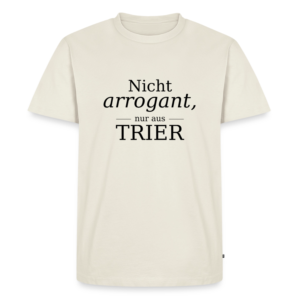 Trier Spruch Männer Premium T-Shirt - Naturweiß