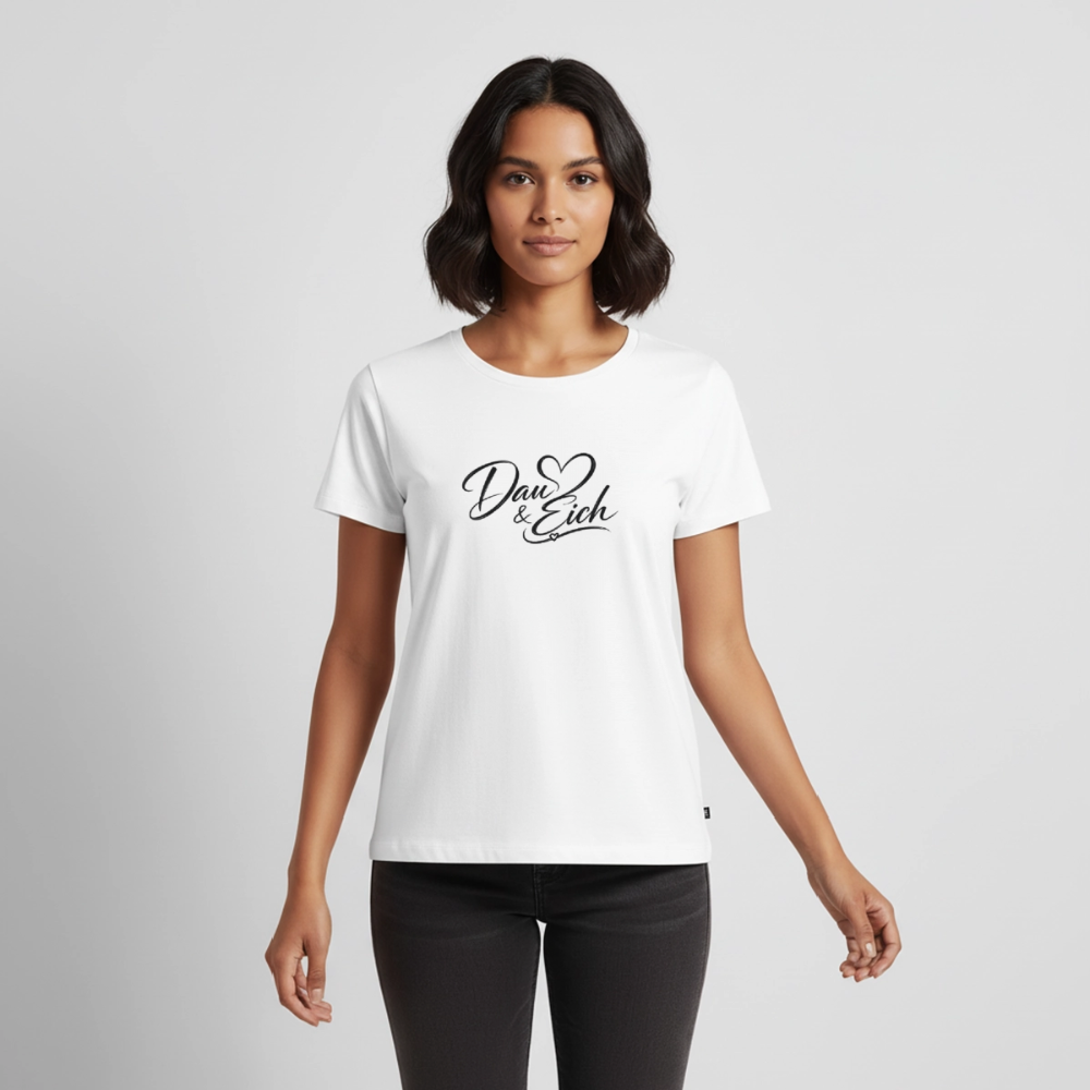 Dau & Eich Frauen Premium T-Shirt - Weiß