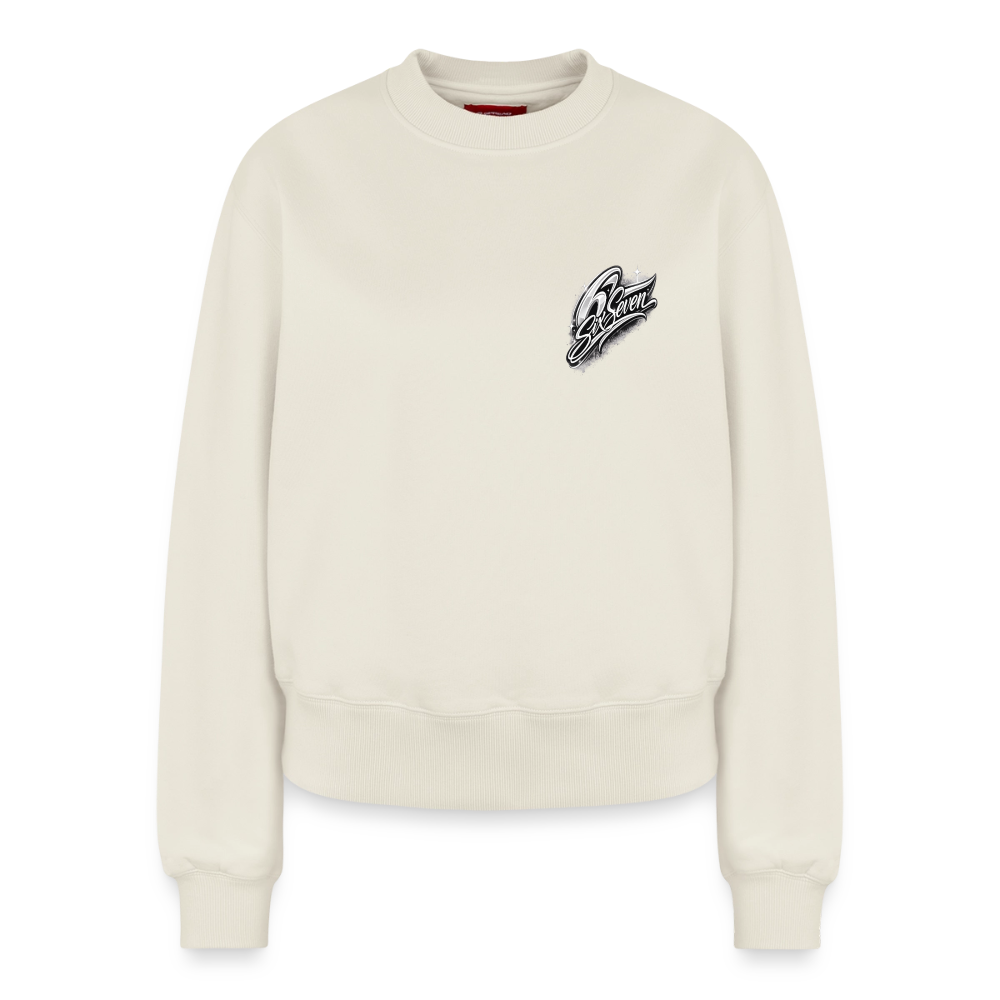 SixSeven Relaxed Frauen Organic Sweatshirt - Naturweiß
