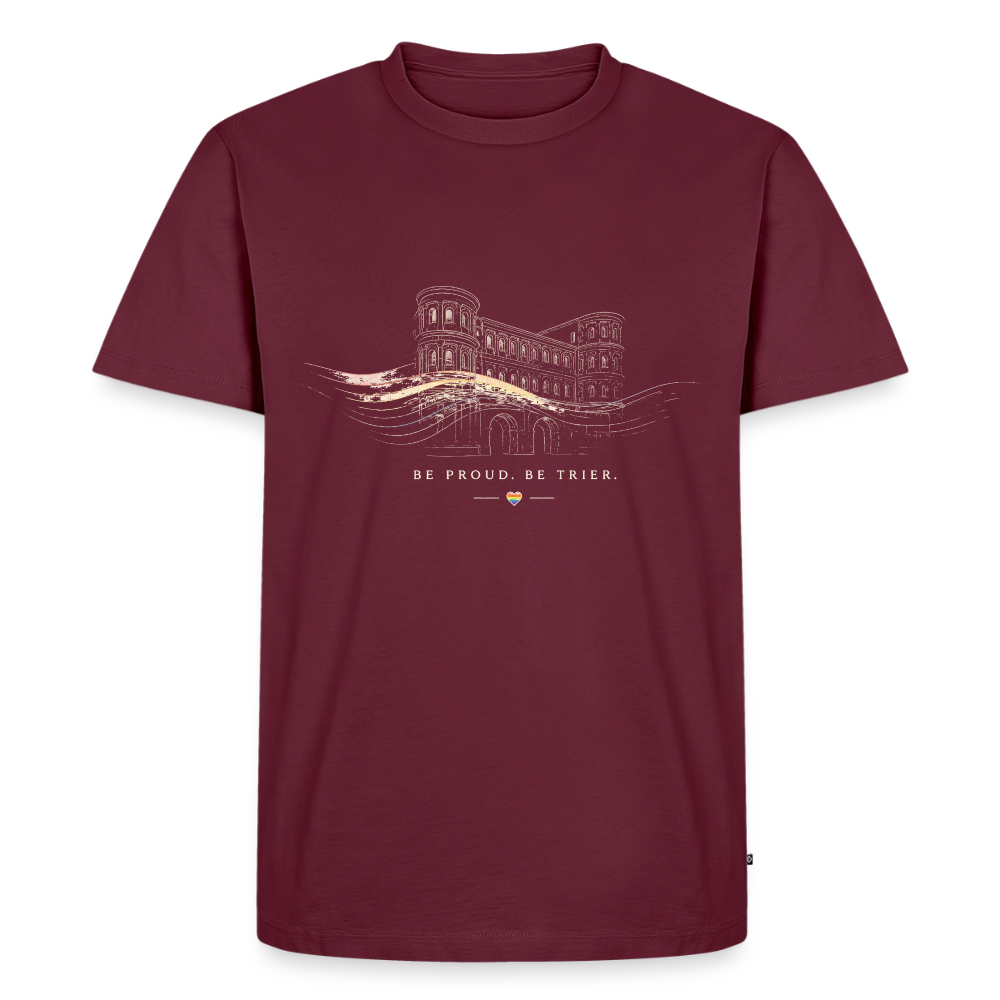 Pride Männer Premium T-Shirt - Burgunderrot