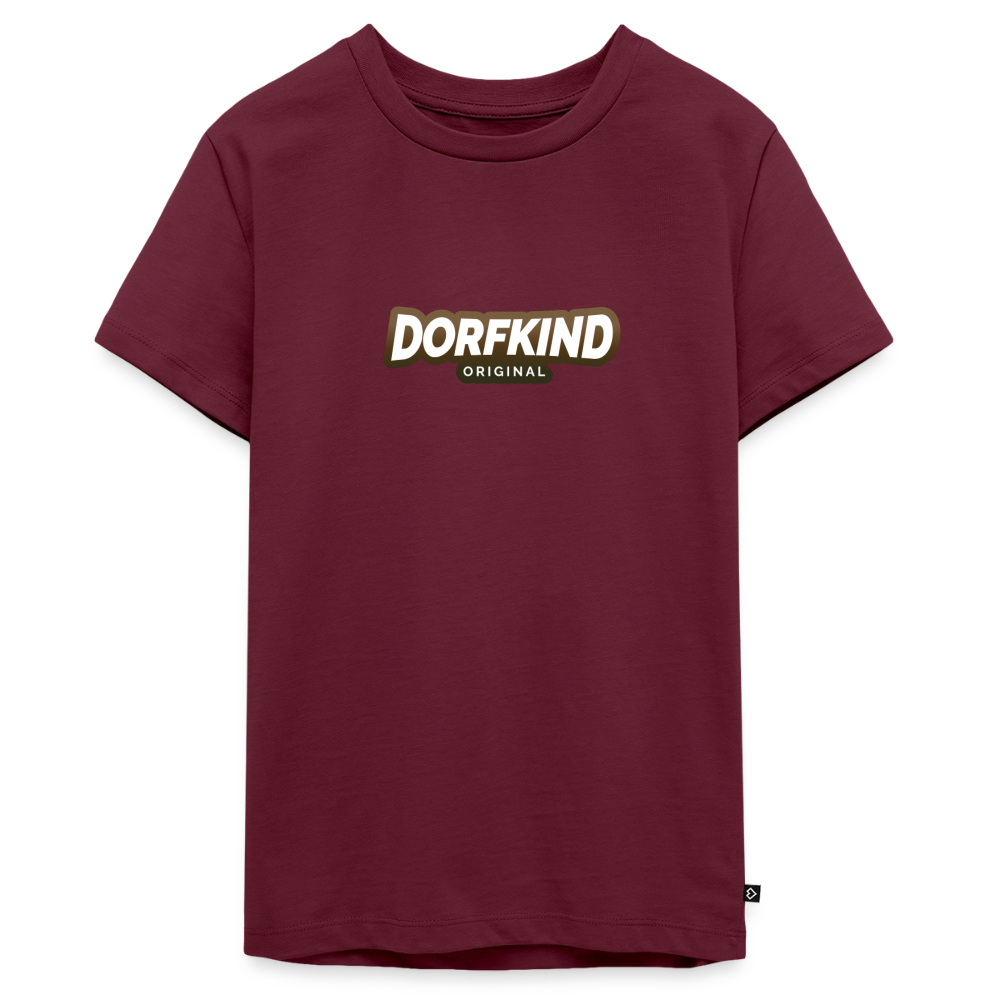 Dorfkind Teenager Premium T-Shirt - Burgunderrot