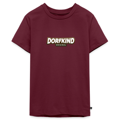 Dorfkind Teenager Premium T-Shirt - Burgunderrot