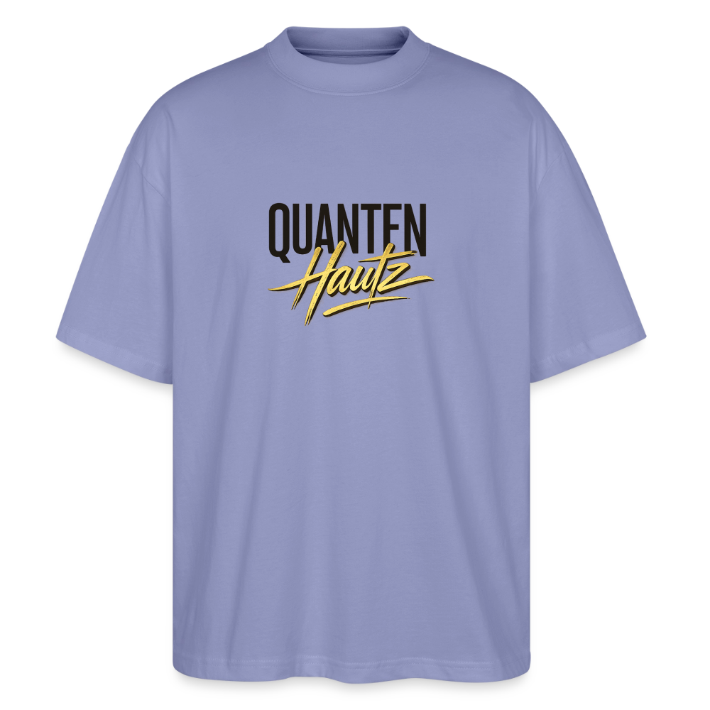 Quanten Hautz  Oversized Unisex Bio T-Shirt Blaster - Violett
