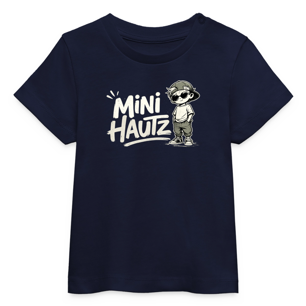 Mini Hautz Baby Organic T-Shirt - Navy