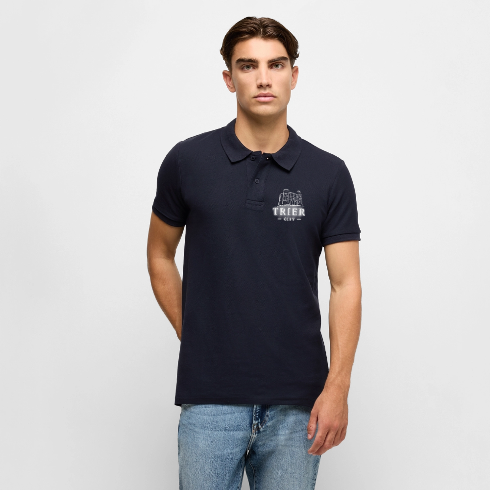 Trier Männer Premium Bio Polo Shirt - Navy